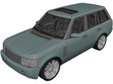 Range Rover Vogue (2004) 3D Model preview