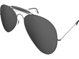 Rayban Sunglasses 3D Model preview