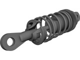 RC Car Model Shock Absorber 3D Model preview
