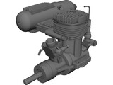 RC Engine OS FX 0.61 3D Model preview