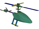 RC Helicopter 3D Model preview