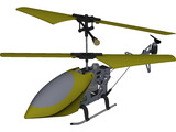 RC Helicopter 3D Model preview