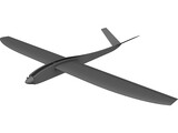 RC Moto Planeur 3D Model preview