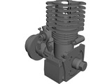 RC Motor Assembly 3D Model preview