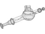 Rear Axle 3D Model