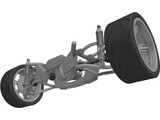 Rear Suspension 3D Model