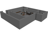 Recording Studio 3D Model preview