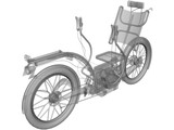 Recumbent Electric Bicycle 3D Model