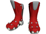 Red Dragon Boots 3D Model preview