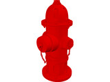 Red Fire Hydrant 3D Model