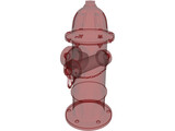 Red Fire Hydrant 3D Model