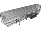 Reefer Trailer 3D Model