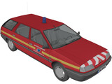 Renault 21 Nevada Fire 3D Model