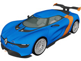 Renault Alpine A110-50 (2012) 3D Model preview