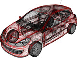 Renault Clio 3D Model