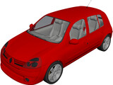 Renault Clio 3D Model preview