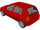 Renault Clio 3D Model