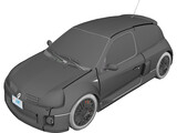 Renault Clio Sport V6 3D Model preview