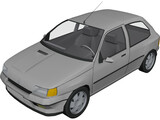 Renault Clio 3D Model preview