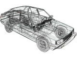 Renault Encore 5-door (1985) 3D Model