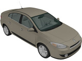 Renault Fluence (2010) 3D Model