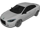 Renault Fluence (2011) 3D Model preview