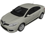 Renault Fluence (2013) 3D Model preview