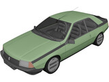 Renault Fuego (1980) 3D Model preview