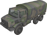 Renault GBC 180 Army Truck 3D Model preview