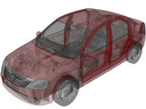 Renault Logan 3D Model