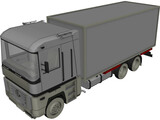 Renault Magnum Box 3D Model preview