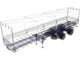 Renault Magnum Semi Trailer 3D Model