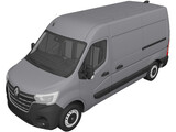 Renault Master (2020) 3D Model preview