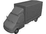 Renault Master Pickup (1997) 3D Model preview