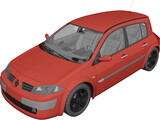 Renault Megane 3D Model preview