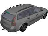 Renault Megane II (2009) 3D Model preview