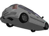 Renault Megane II (2009) 3D Model