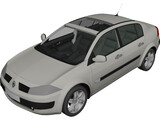 Renault Megane 3D Model preview