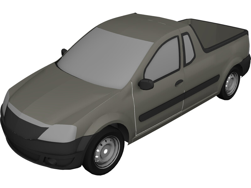 Renault/Dacia Pick-Up 3D Model