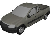 Renault/Dacia Pick-Up 3D Model preview