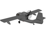 Republic RC-3 Seabee Amphibian 3D Model