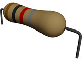 Resistor 1 Kilohm 3D Model preview