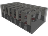 Restaurant 3D Model preview