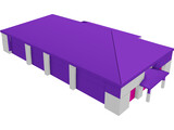 Retail Building 3D Model preview