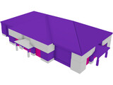 Retail Building 3D Model