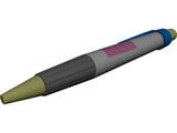 Retractable Pen 3D Model preview