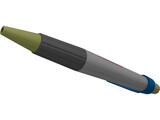 Retractable Pen 3D Model