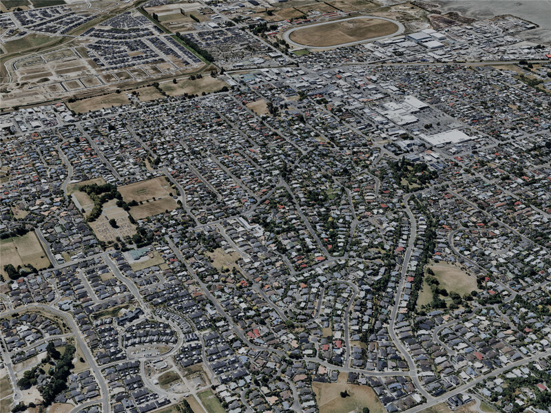 Richmond City, New Zealand (2022) 3D Model