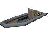 Rigid Inflatable Boat [RIB] 3D Model preview