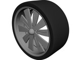 Rim Boyd Coddington Turbine 3D Model preview
